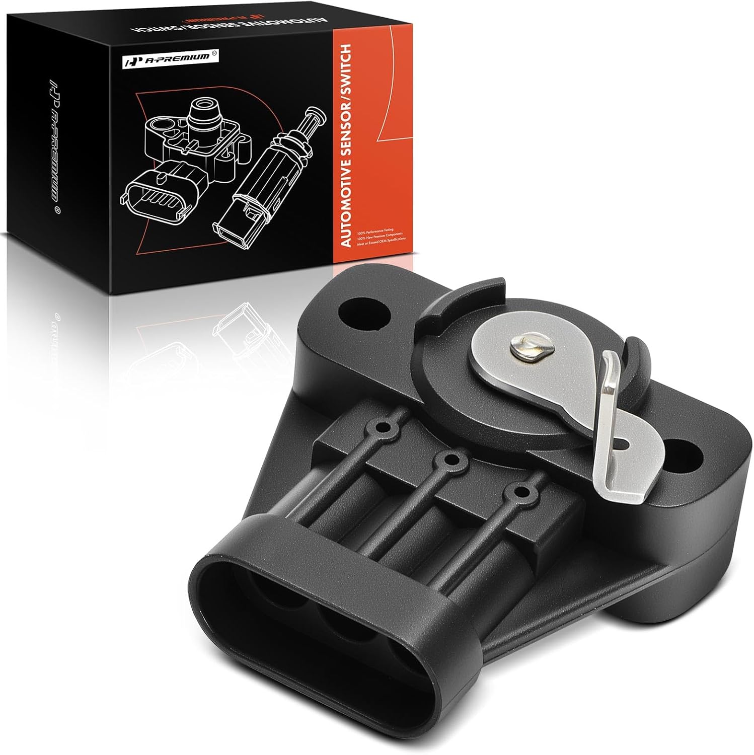 A-Premium TPS Throttle Position Sensor Compatible with Chevy, GMC, Oldsmobile & Pontiac - Blazer, Caprice, Astro, C1500, G10, K1500, P20, G1500, Jimmy, Safari, V1500 Suburban, Bravada, Bonneville