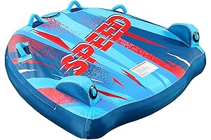 Speed Towable Tubes - Durable 1-3 Person Towable Boat Tube for Watersports Adventure