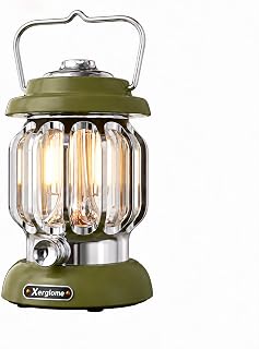 Lámpara Linterna Vintage Recargable con Luz Cálida