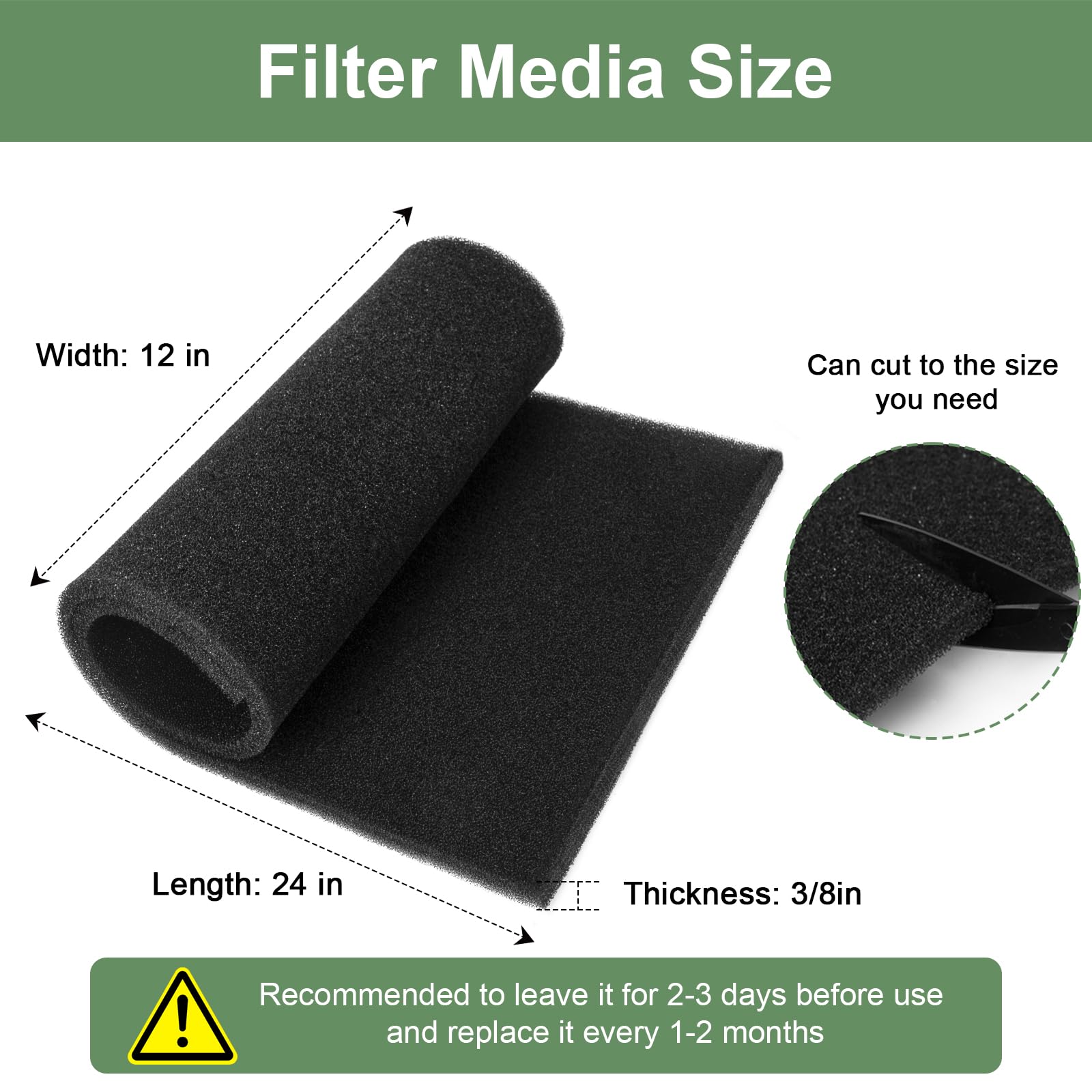 5 Sponge Filter Lawn Mower,air Filter Sponge Replacement Air