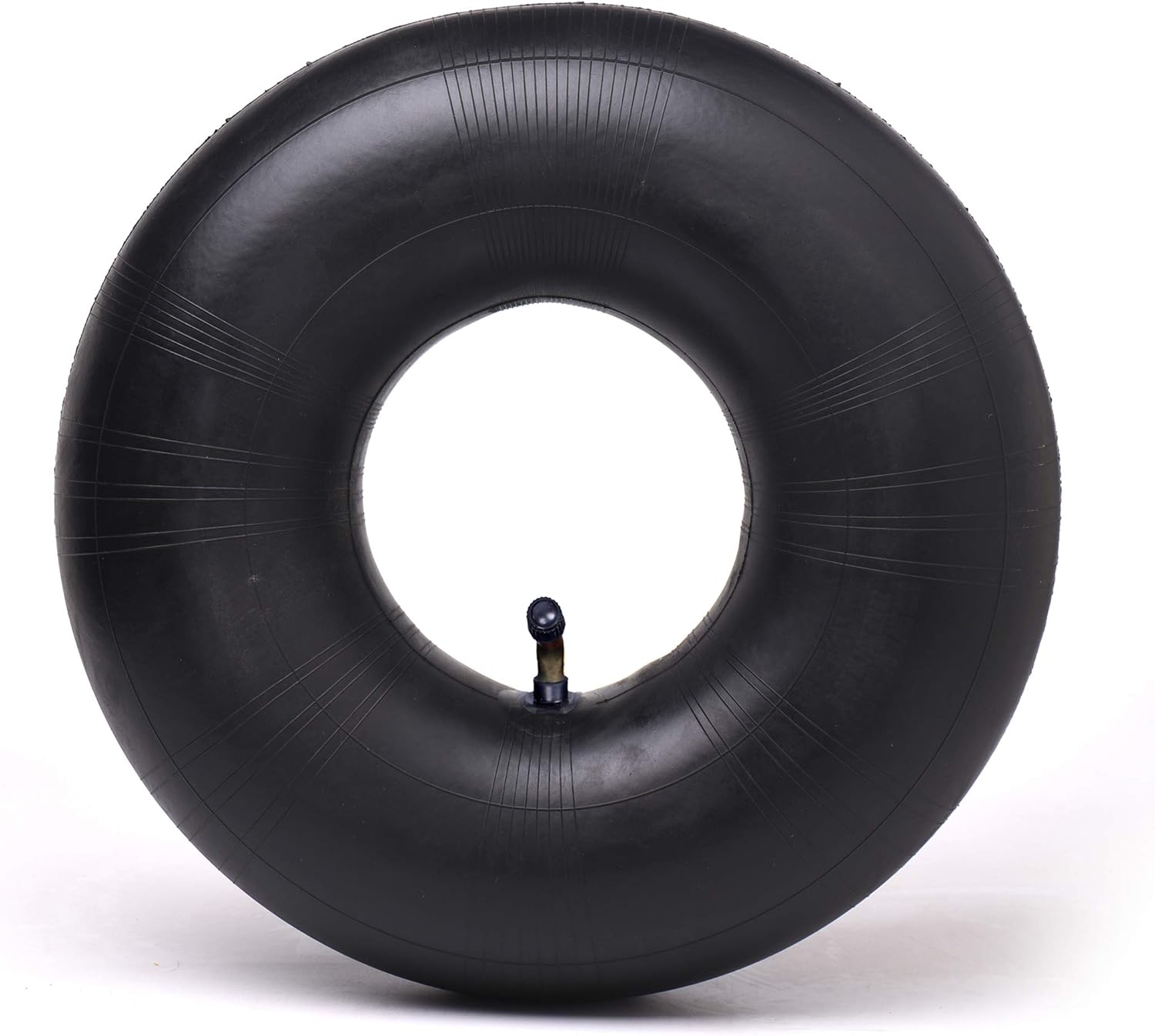 4.10/3.50-4 Heavy Duty Replacement Inner Tube with TR-87 Bent Valve Stem (2-Pack) - for Wheelbarrows, Mowers, Hand Trucks and More