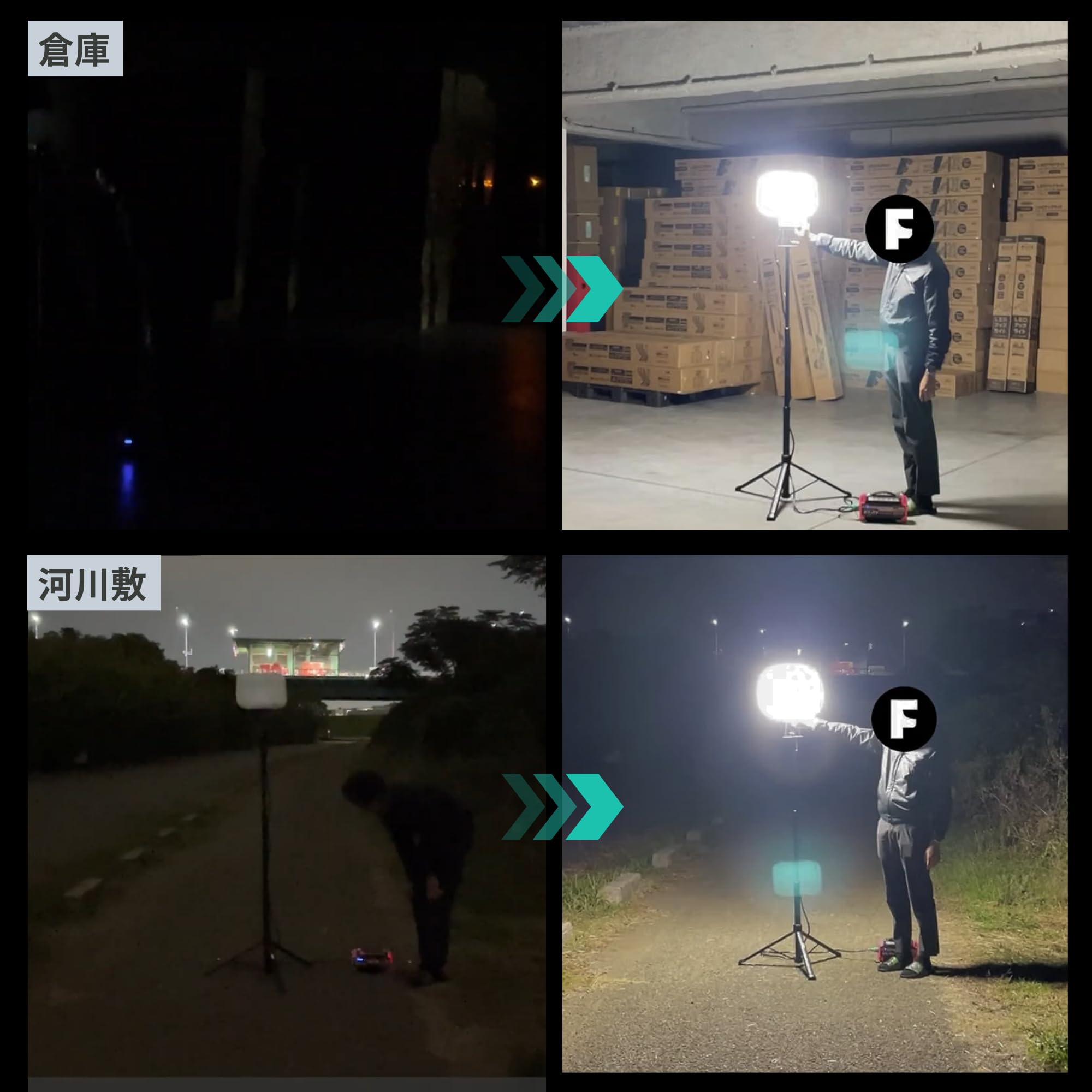Amazon.co.jp: FoundTHEONE 【 テラス】 LEDバルーンライト 120W