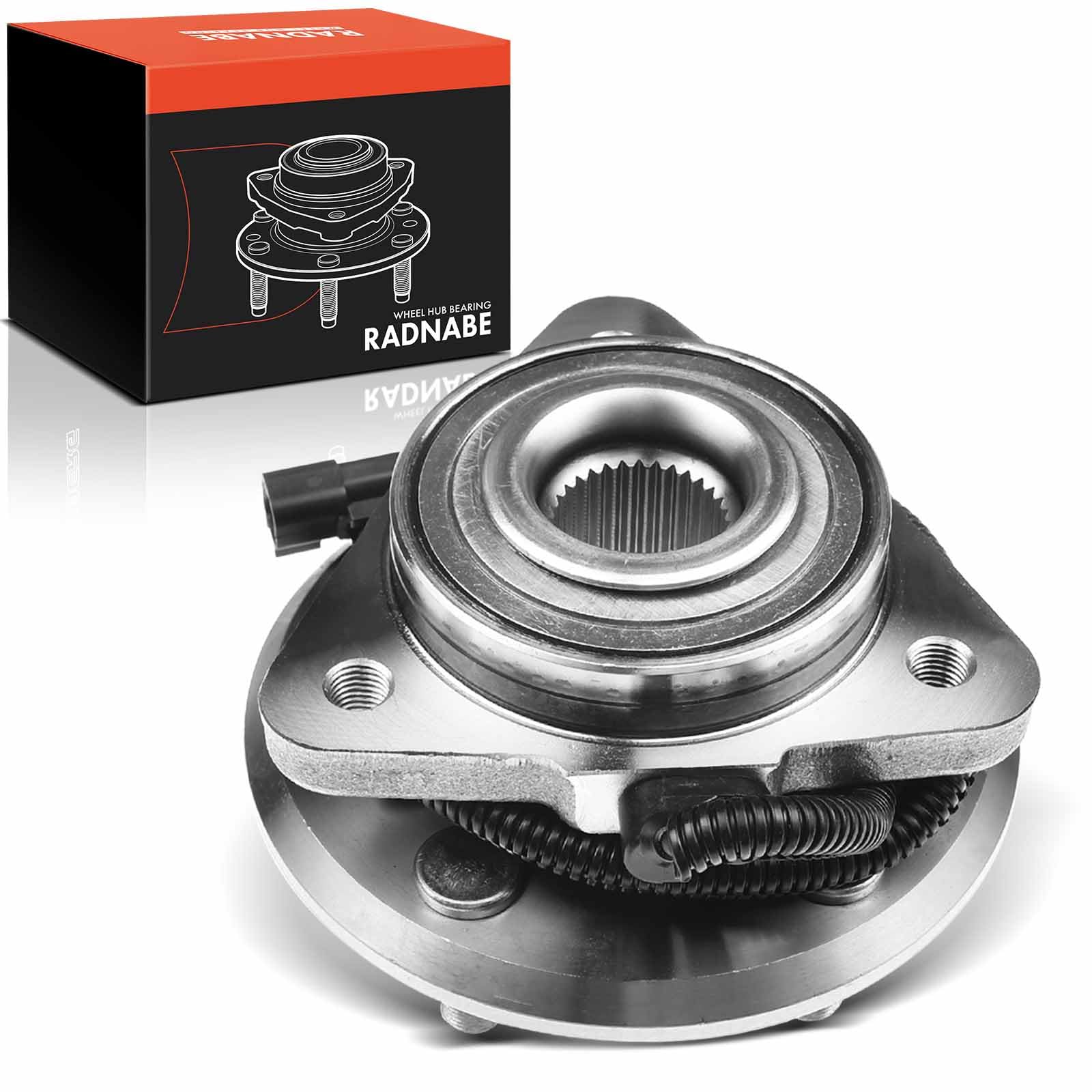 Frankberg Kit cuscinetti ruota anteriore con sensore cavo ABS | 52109947AE, 513270, davanti Con sensore cavo Sensore di velocità ABS Sensore di velocità ABS Ruota flangiata ⌀154, 4