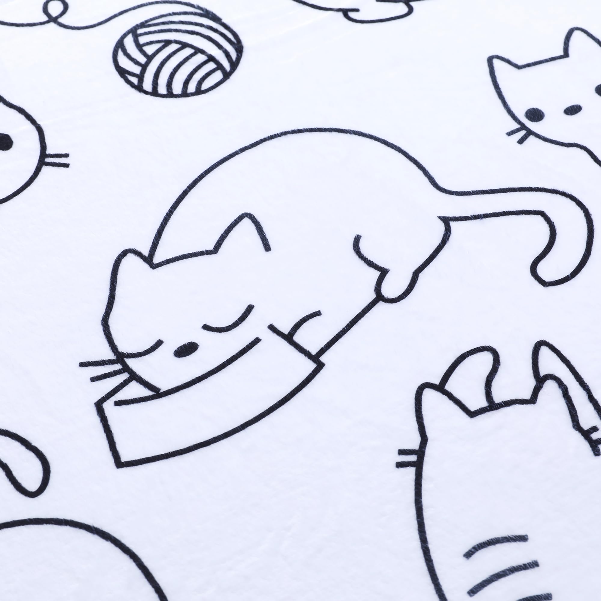 Sviuse Manta de gato para sofá, manta de gato de tamaño individual para niñas, mujeres, adultos, gatos, mamá, regalos para mujeres, mantas de gatitos para sofá, cama (60 x 80 pulgadas, gato 2)