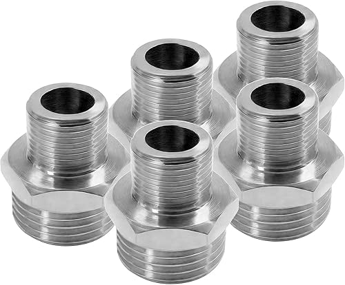 Miniatura 6 de Beduan Adaptador de línea de agua de latón hembra de 38 pulgadas a 12 pulgada macho reductor adaptador de tubería de manguera de compresión para