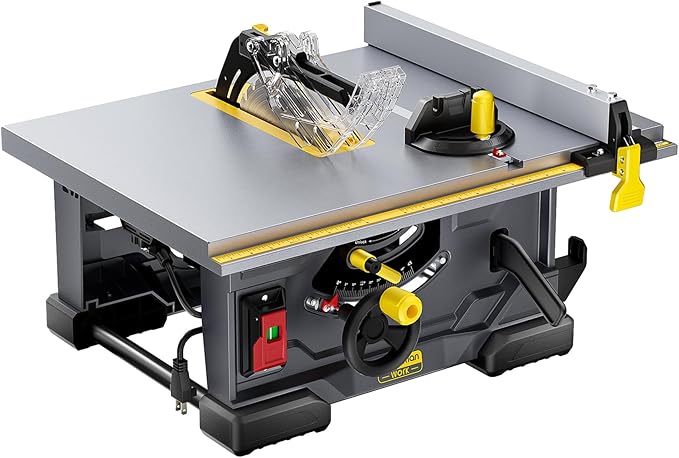 UPSTREMAN WORK M1 Pro Portable Table Saw (8.25″, 13Amp, 5700rpm)