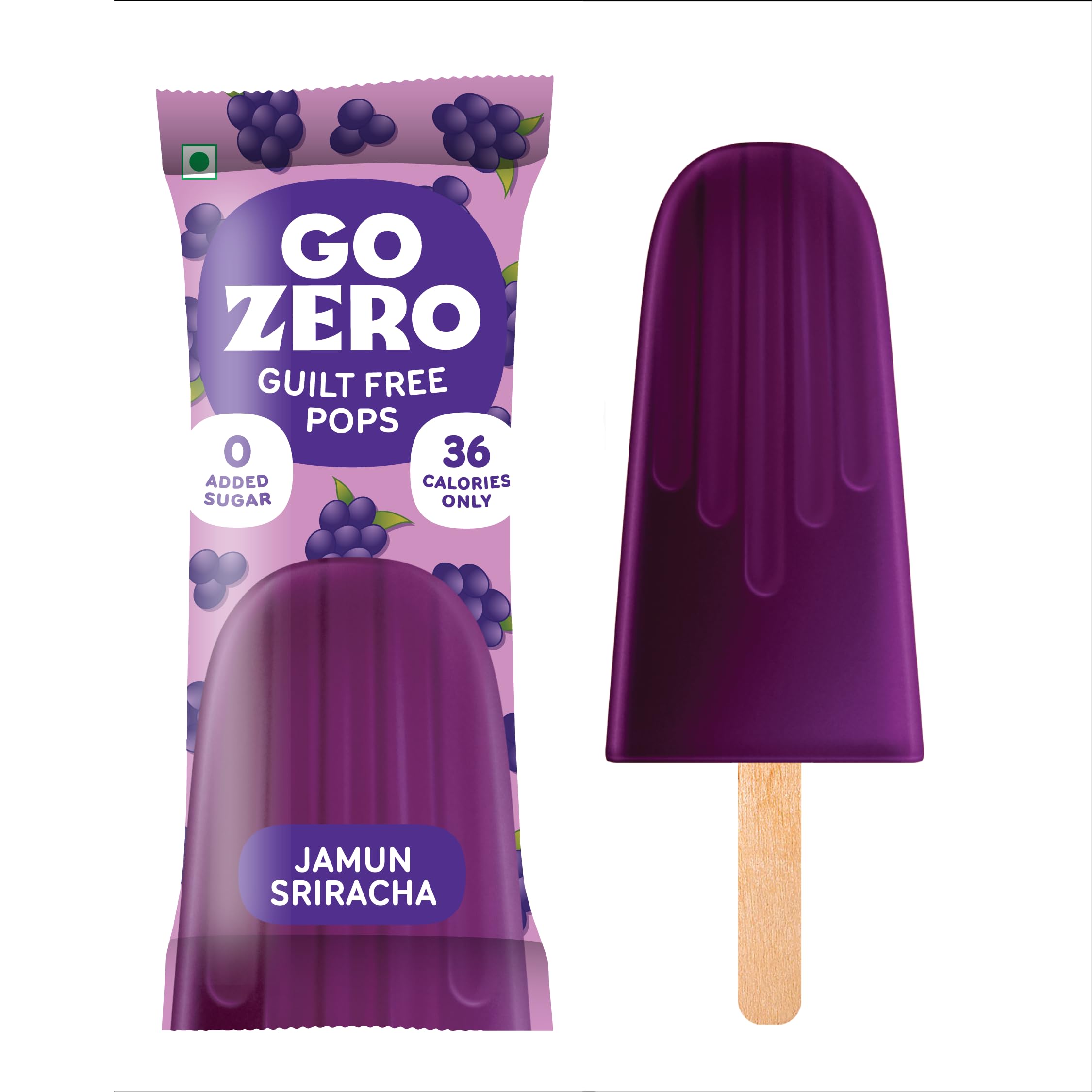 Go Zero Jamun Sriracha Guilt Free Fruit Pops 60 ml : Amazon.in