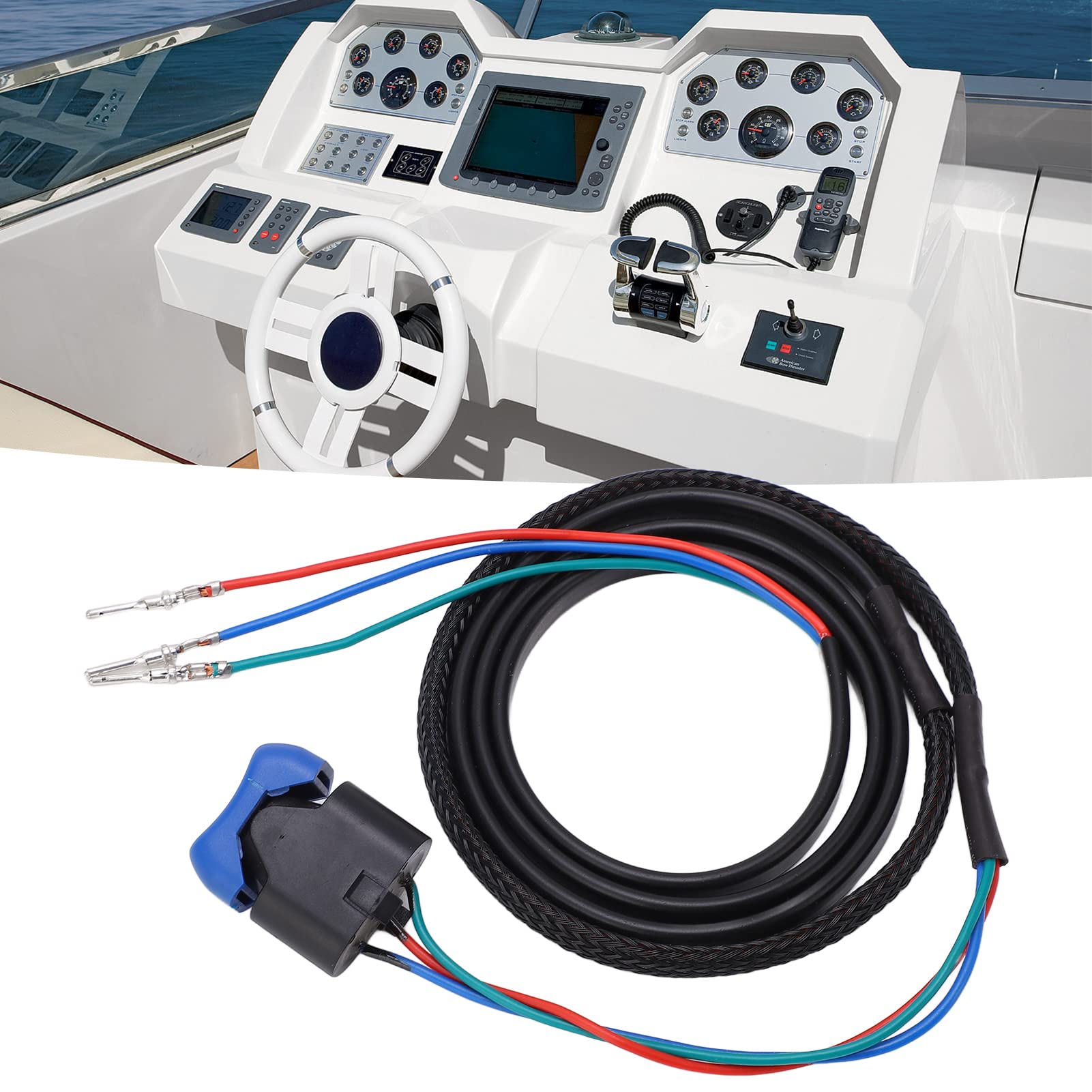 EBTOOLS Power Trim Switch Assembly 5006358 Replacement for Johnson Evinrude Outboard Control Box