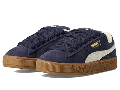 PUMA Kids Suede Xl (Big Kid) Kids Shoes New Navy/Frosted Ivory