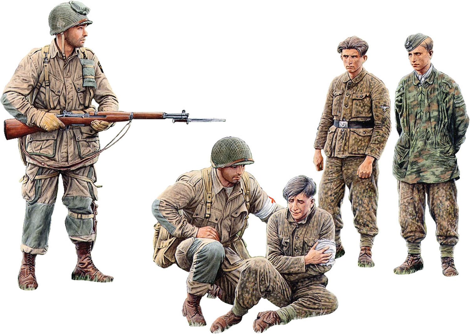 Amazon | ミニアート 1/35 アメリカ 第101空挺師団（1944年