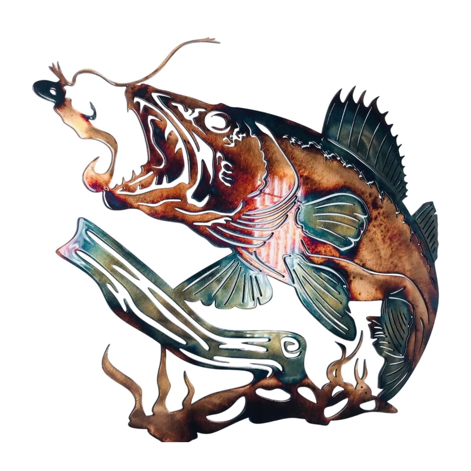 Animal Wall Art Ornament Metal Wall Art for Bathroom Living Room Above Bed Style A-image-37
