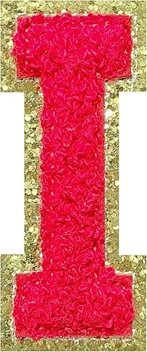 Miniatura 9 de Parches de letras de felpilla termo-adhesivas de 2.2", parches de letras de felpilla para ropa (1 juego de 26, azul)