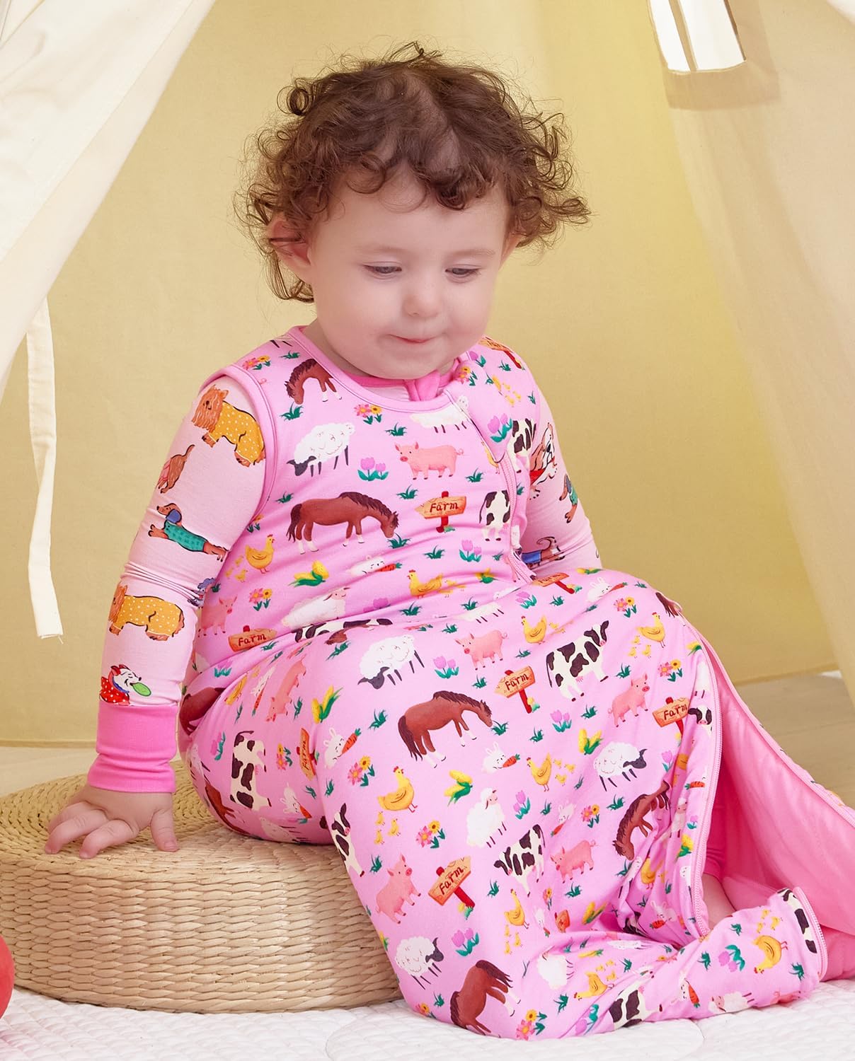 Rayon Made from bamboo viscose Sleep Sacks 0-36 Months 1.0 Tog Soft Toddler Sleeping Sack for newborn Babies 2-Way Zipper - Image 7