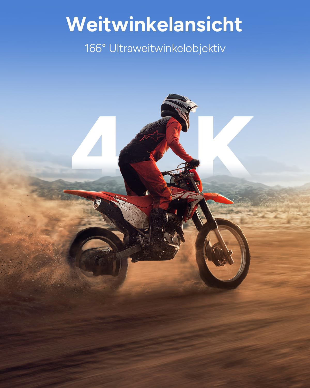 SJCAM SJ6 Ultra Action Cam 4K 20MP Unterwasserkamera 30M wasserdichte | Dual Touchscreen,8X Zoom,166° Super Weitwinkel,6-Achsen EIS,Action Kameras für Motorrad Sport Outdoor Tauchen