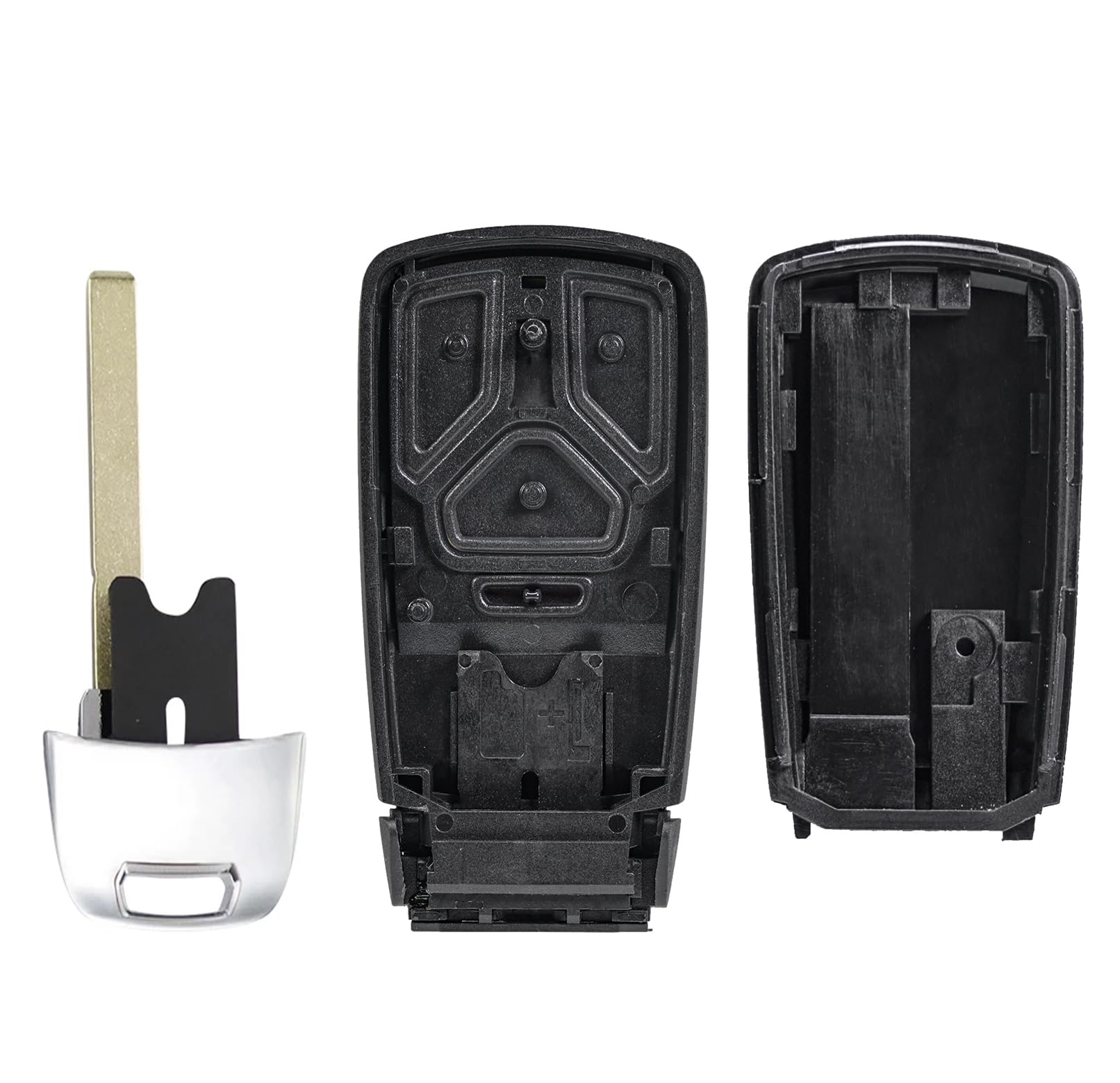 Audi - Guscio chiave per Audi Q2 Q3 Q5 Q7 Q8 A4 S4 A5 S5 A6 A7 A8 TT chiavi auto Audi A4, chiave di ricambio Audi Q5, telecomando Audi – 3 tasti