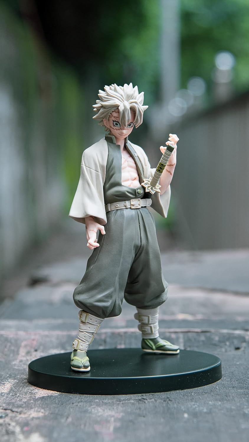 Banpresto Demon Slayer: Kimetsu no Yaiba Figure vol.15(A:Sanemi Shinazugawa), Multiple Colors (BP17432)