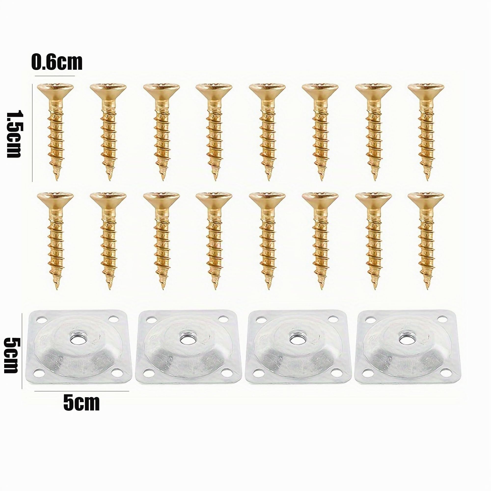 Goomp 8 Piezas Patas para Muebles Madera,10cm Patas de Repuesto para Sofá,Patas de Sofá de Mediados de Siglo para Sofá,Cama,Sillón,Gabinete