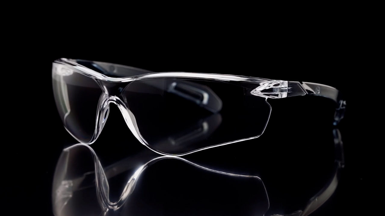NoCry Schutzbrille nach ANSI Z87.1 Sicherheitsstandard - transparente, kratzfeste Antibeschlag-Gläser, Sicherheitsbrille für Innen- und AuÃenbereich, Bequemer Augenschutz – Bild 8