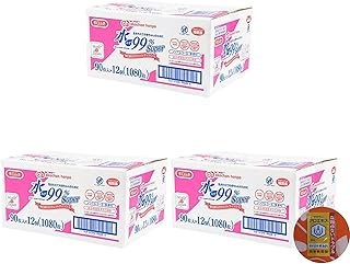 手口ふき 赤ちゃん ウェットティッシュ 12パック × 3個 | 手口拭き てくちふき 子供 出産祝い プレゼント ウェットシート ベビー用品 アロエキスサンプル付