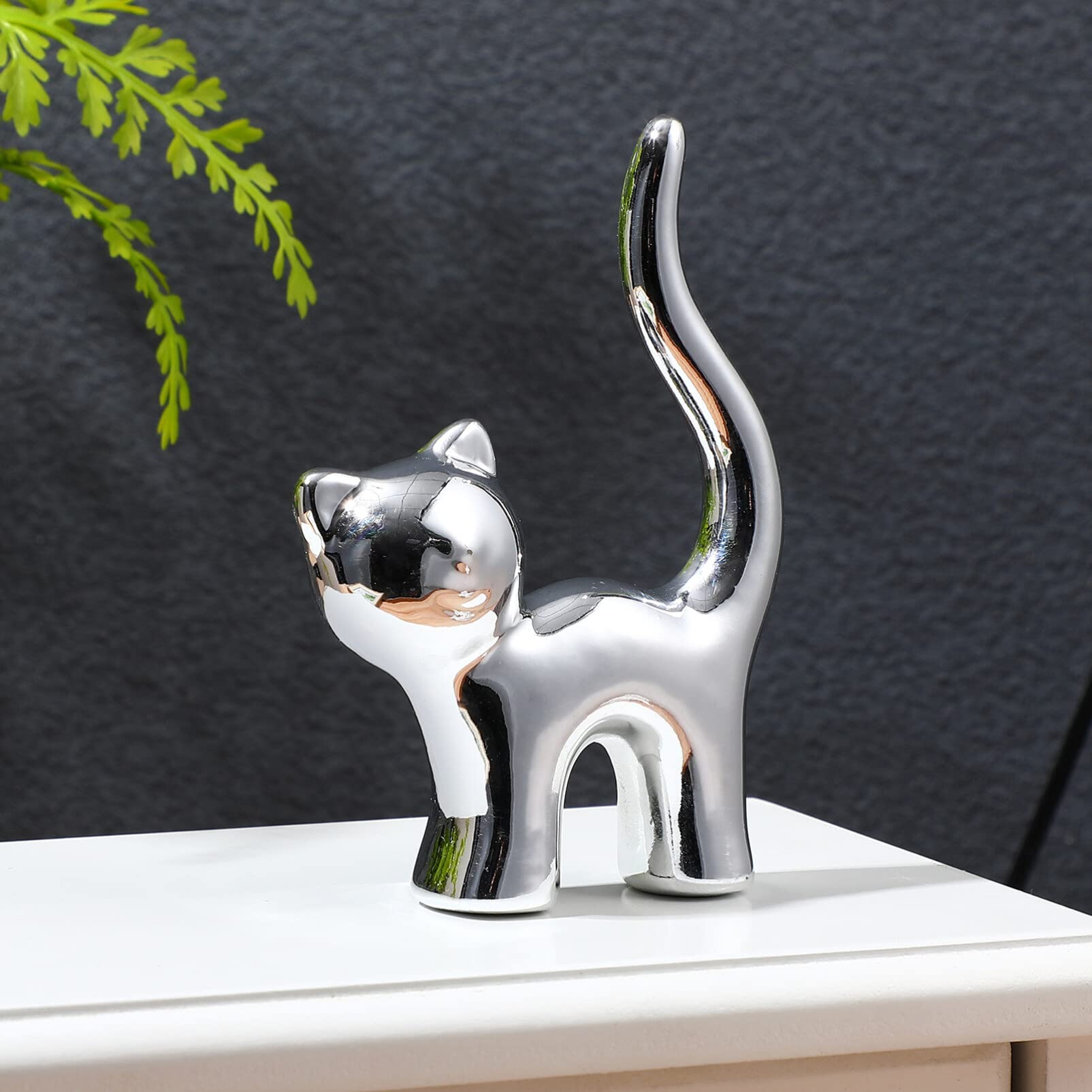 Amazon｜BESTOYARD 猫 指輪 ホルダー 指輪置き リングホルダー 指輪