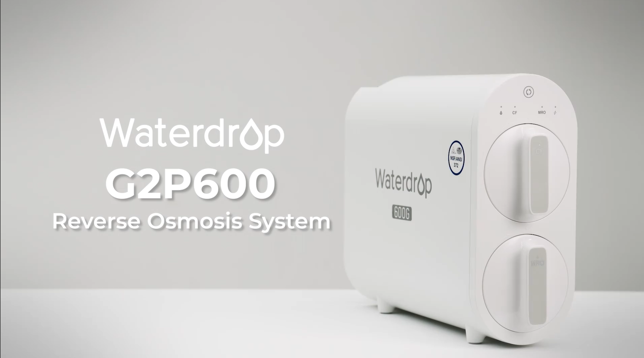 Waterdrop G2P600 Under-Sink RO System, 600 GPD Tankless RO Water