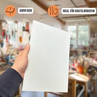 Goya Print Opál Fehér Akril Üveglap 3mm - A4 Méretű Műanyag Lap 2db-os Csomag - Metakrilát Tábla Dekorációhoz, Barkácsoláshoz 2