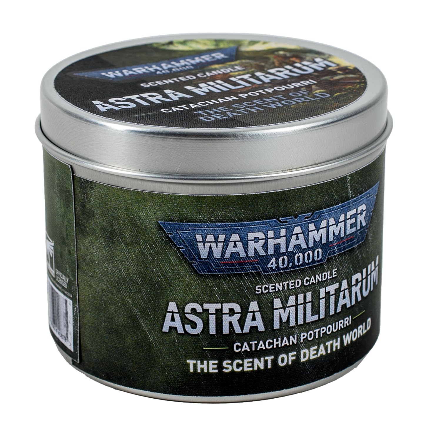 Warhammer 40,000: Astra Militarum Scented Candle in Commemorative tin, Perfect Warhammer Gift, 22 Hours Burn time