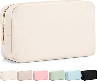 Sweetude Bolsa de maquillaje grande de nailon...