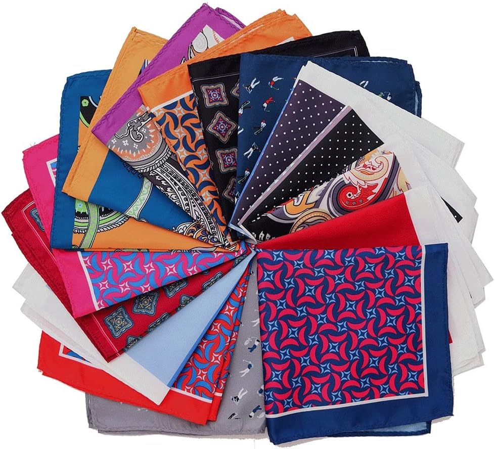 Creative Small Square Towel Multi-color Patterned Suit Pocket Towel Men's Handkerchief