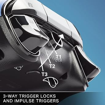 PowerA Advantage Wired Controller for Xbox Series X|S - Arc Lightning, Xbox Controller with Detachable 10ft USB-C Cable, Mappable Buttons, Trigger Locks and Rumble Motors, Officially Licensed for Xbox