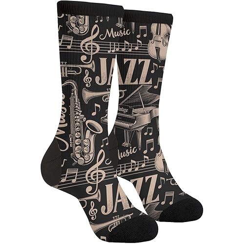 YISHOW Cool Design Socks Men's Women's Crew Socks Funny Crazy Novelty Socks