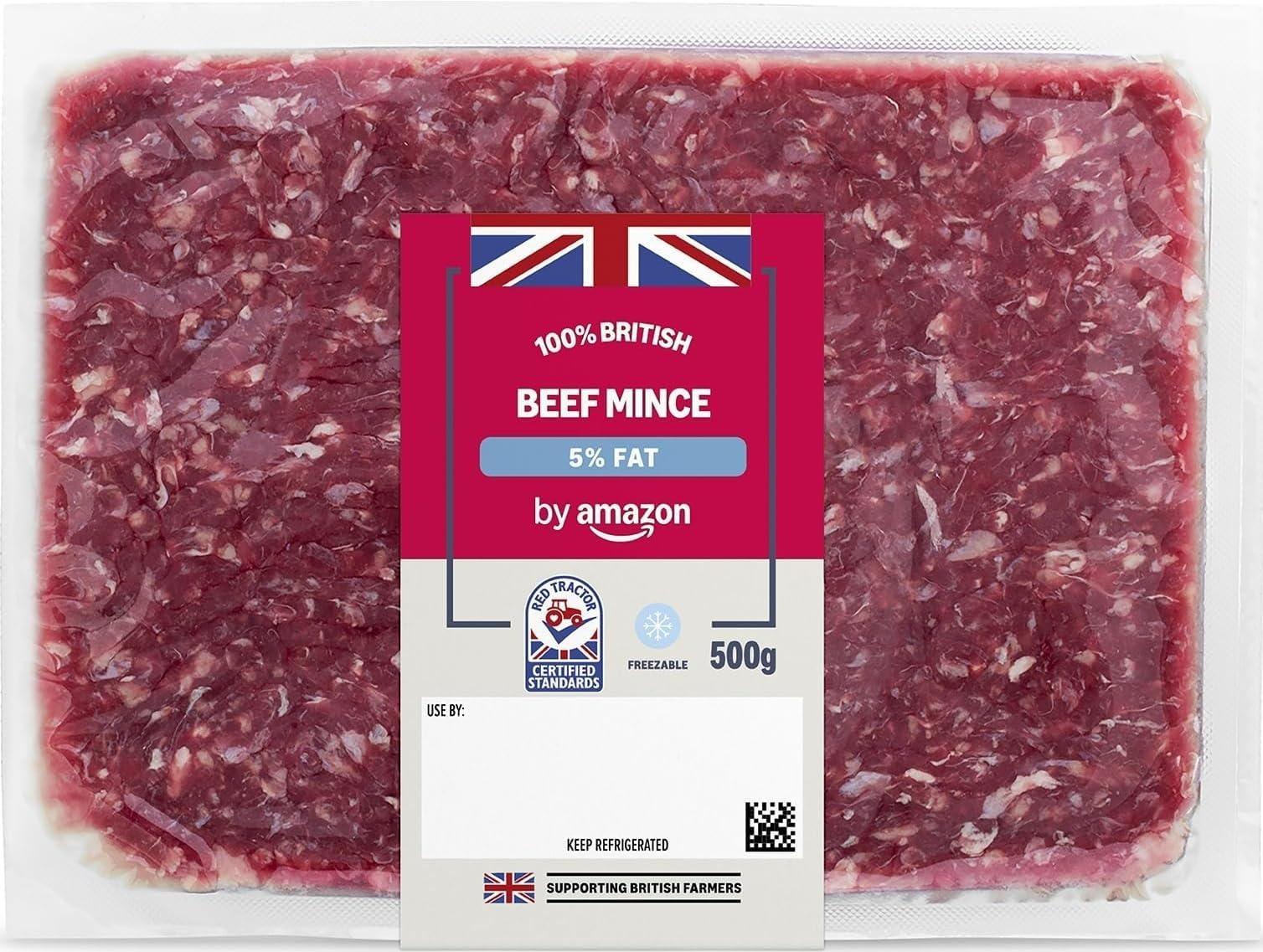 by Amazon British Beef, 5% Fat Beef Mince, 500g