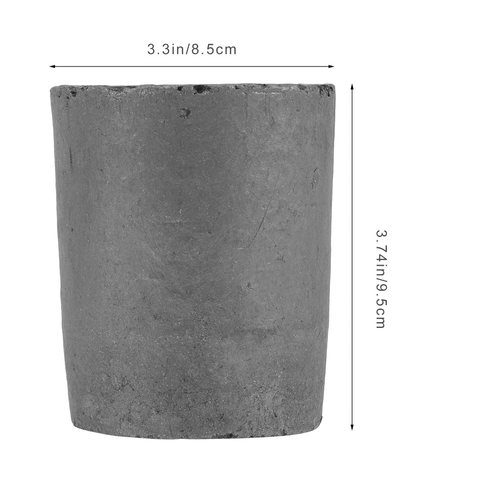 SOLUSTRE Melting Metal Graphite Crucible Small High Temperature Furnace Tool for Home Laboratory Use for Melting