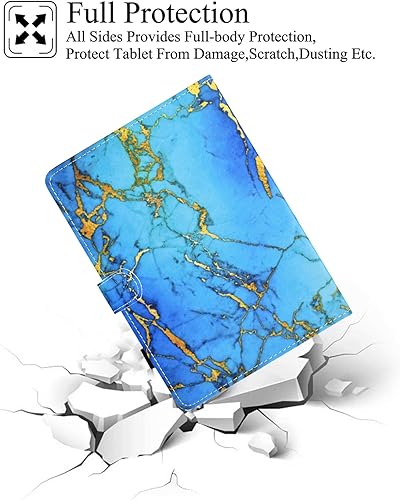 Miniatura 6 de Funda universal para tablet de 7.0 pulgadas, piel sintética, con soporte de visión multiángulo, ranuras para tarjetas para Samsung Galaxy Tab A 7.0