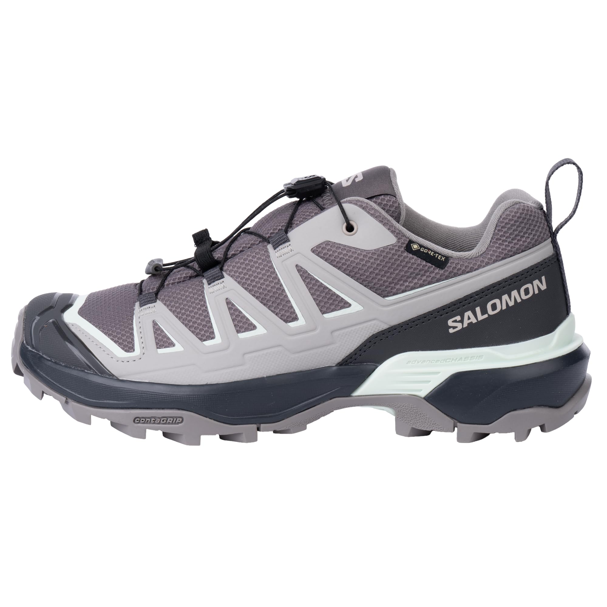 Salomon Women's X Ultra Flare Gtx Hiking Shoe - Dark Gull Gray - 4 (36.7)