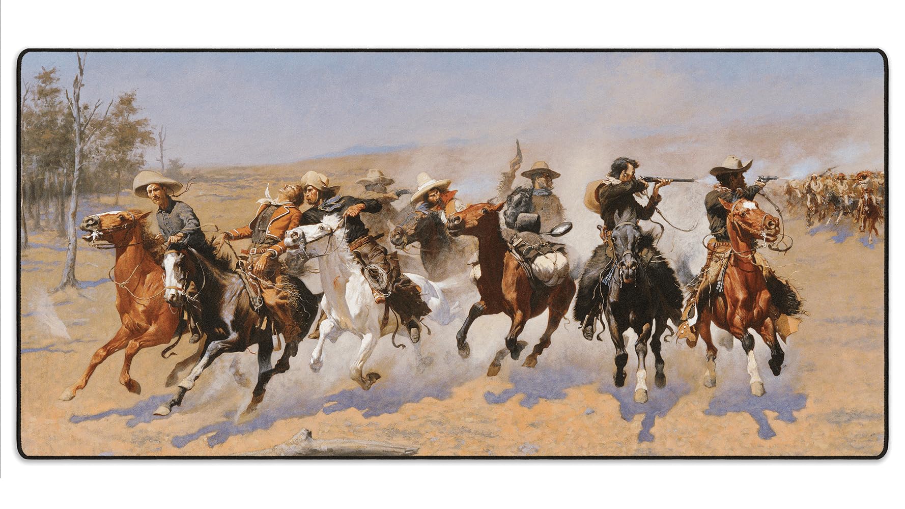 MPCO Original Dash Large Size Gaming WFH Mousepad Full Desk (Dash, AeroGlyde Fabric (Large (36" x 17"))