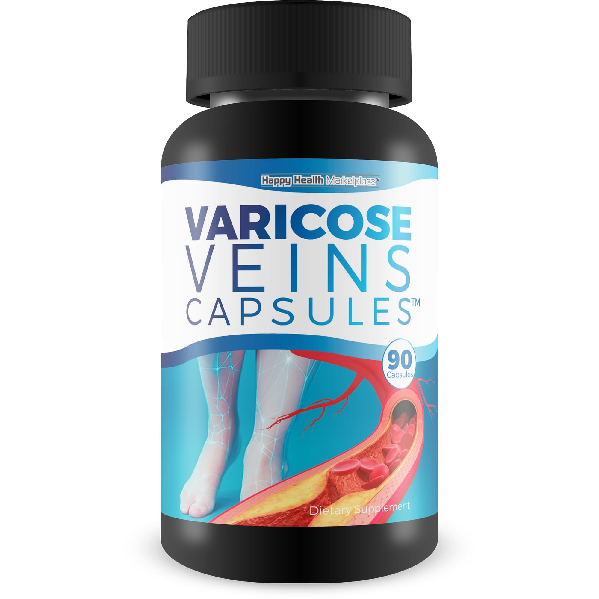 Varicose Veins Capsules - Our Best Natural Varicose Veins Treatment - Varicose Vein Supplement Anti Varicose Veins Women - Herbal Varicose Veins Treatment for Legs - Herbal Remedies for Varicose Veins