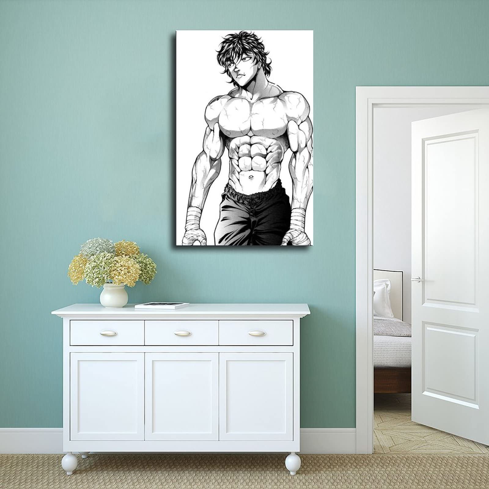 Anime-Muskel-Anatomie-Poster A3 (30x42cm) – Leinwanddruck Ohne Rahmen – Cooles Gym-Deko Für Dein Zimmer