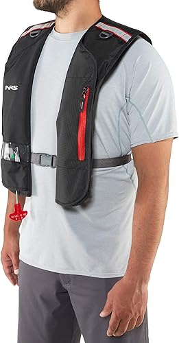 Miniatura 6 de NRS Otto Matik Chaleco salvavidas inflable (PFD), color negro, universal