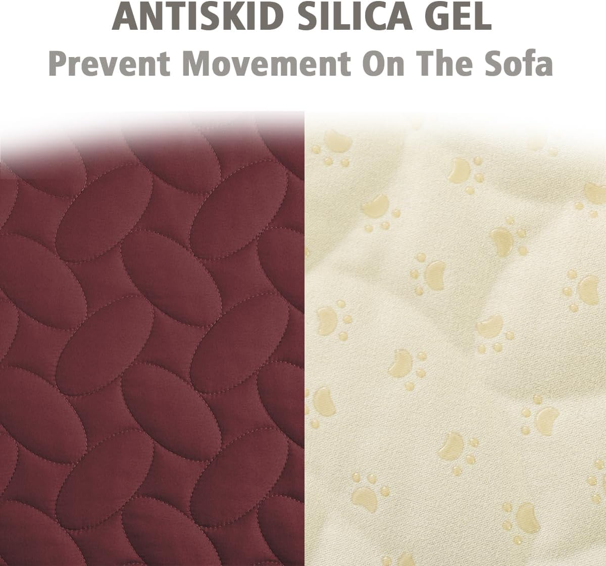 Ameritex Pet Bed Cover Dog Bed Blanket for Sofa and Furniture Waterproof New Pattern Design (30x70 Inch, Burgundy) - Image 4