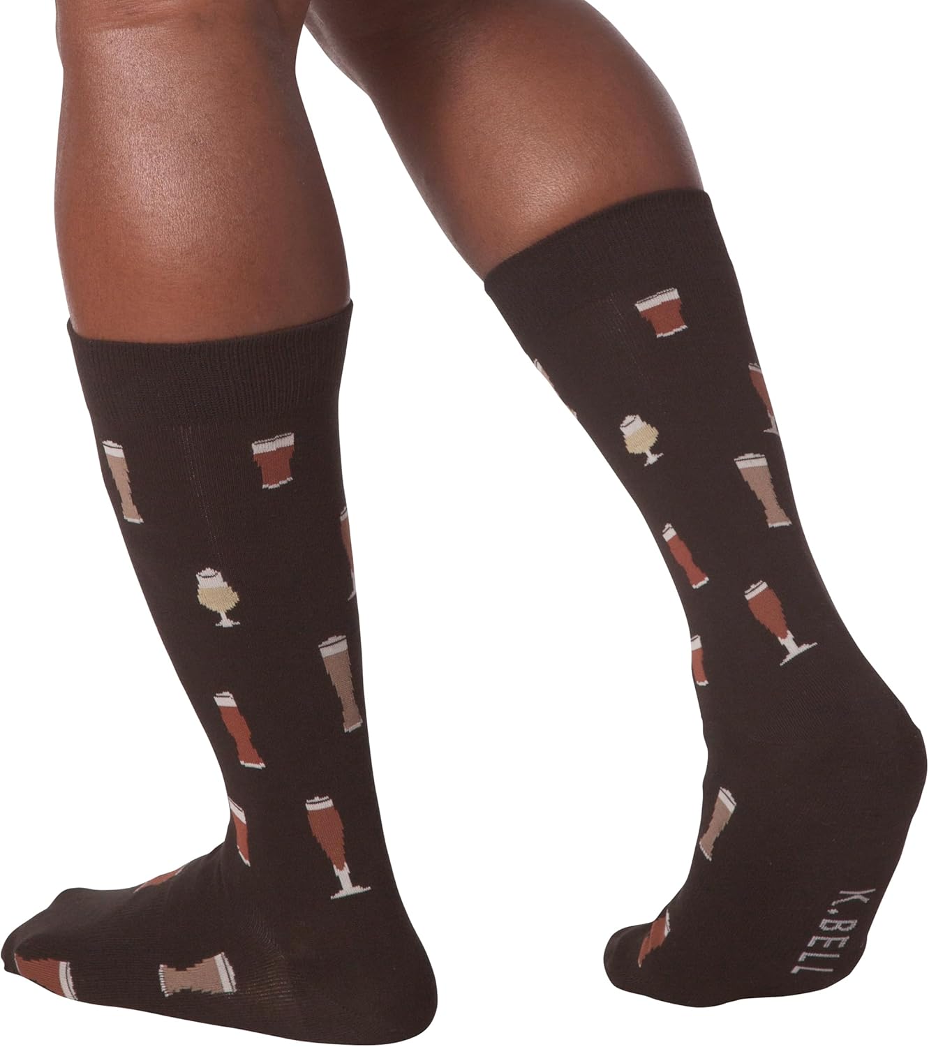 K BELL Men's Fun Food & Drink Crew Socks - Image 2