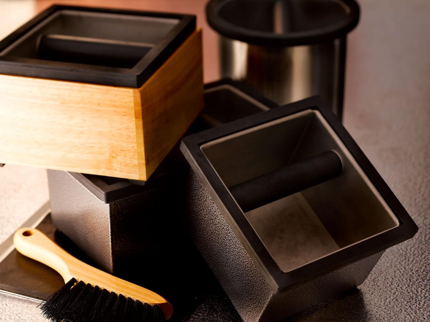 Rattleware Stainless Steel Knock Box - Ideal for Home, Cafe, Restaurant, Hotel, Office, or Commercial Establishment - Heavy Duty Knock Box Trusted By Baristas Worldwide (9