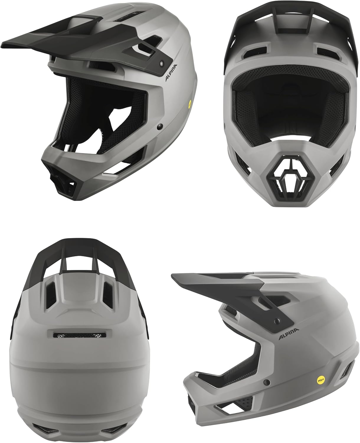 ALPINA Pikes MIPS Cycling Helmet - Lightweight Adult Full Face Downhill Mountain Bike Helmet + MIPS Technology