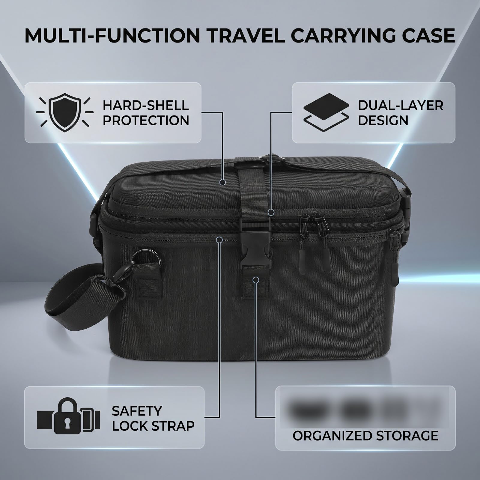 Luocute Custodia da Viaggio Rigida, Hard Shell EVA, per Carrying Case