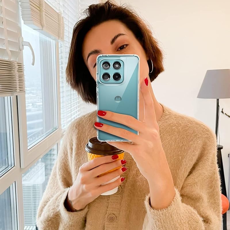 ivoler Átlátszó Tok Motorola Moto Edge 60 Fusion 5G / Moto Edge 60 5G Telefonhoz - Katonai Védelem, Ütésálló, Karcálló, Vékony Mobiltok