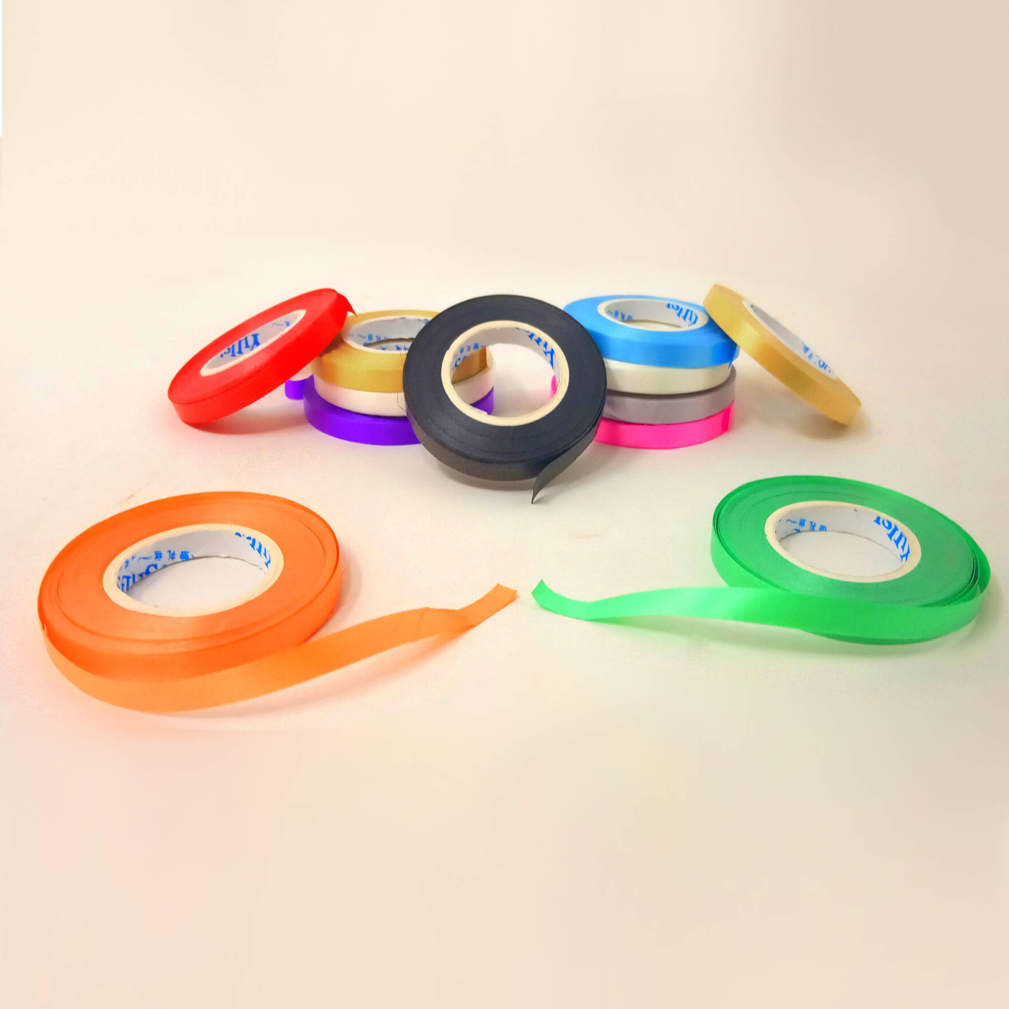 AMFIN® Curling Ribbons for Balloons,Multicolor Ribbons for Decoration - Multi (Pack 12) 1