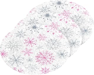 Sliver Snowflakes Winter Sponge Dish Sponge 3 Pcs Christmas Kitchen Sponge Handy Sponges Cellulose Sponges for Cleaning Kitchen and Household