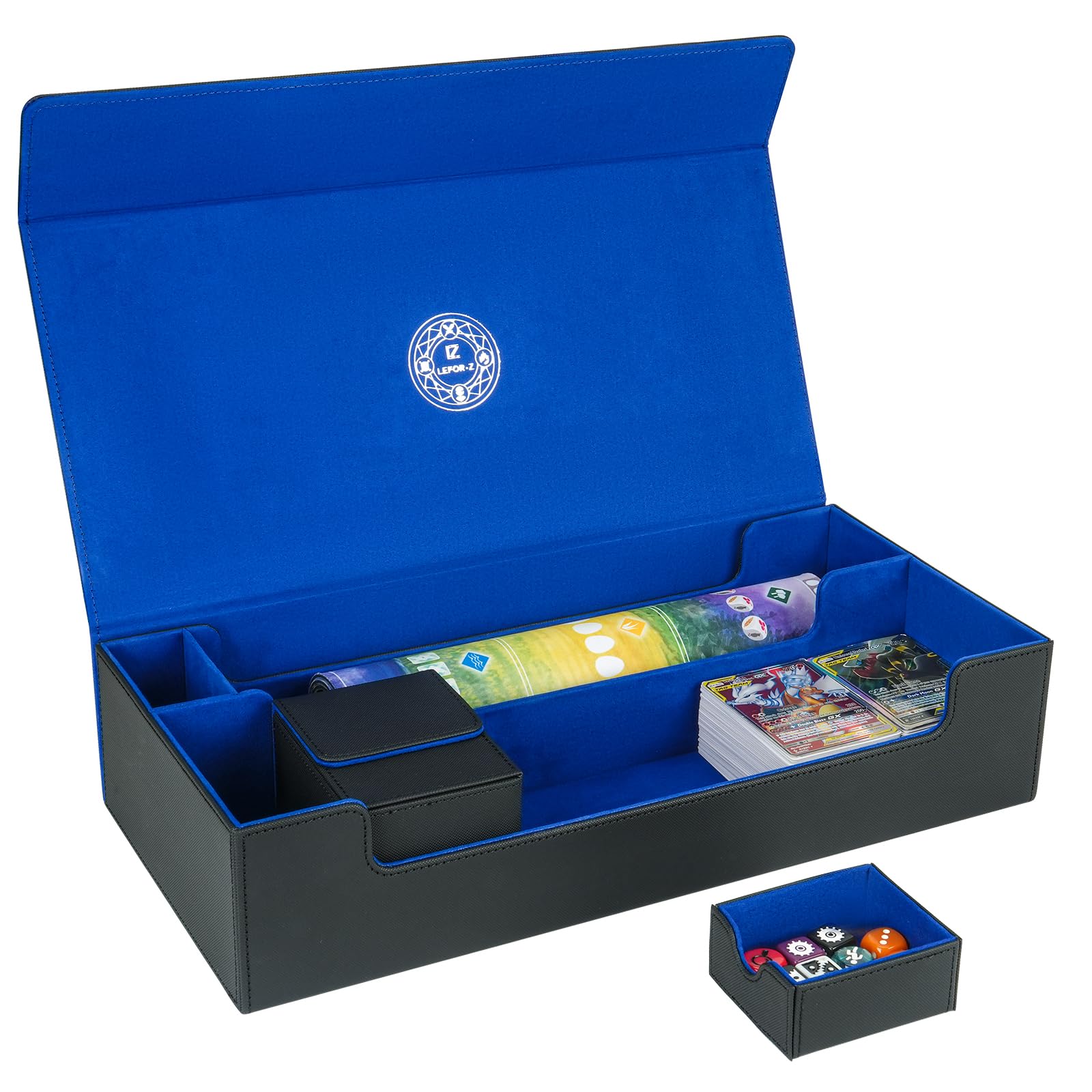 LEFOR·Z X-Large Card Storage Box for 5 Trading Card Decks