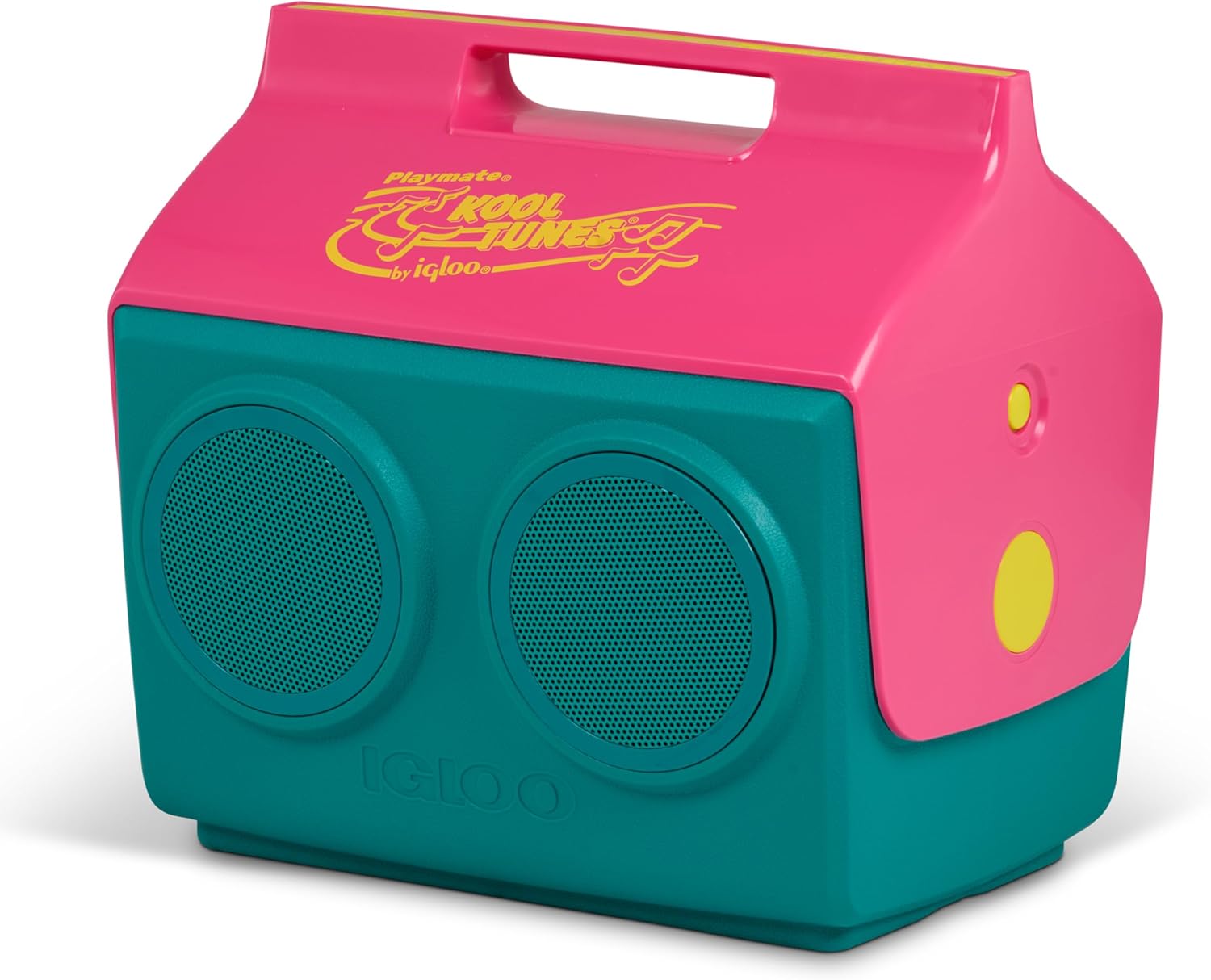 Igloo Kool Tunes Retro Bluetooth Boombox Cooler, 14 Qt Playmate Cooler with Speakers Jade