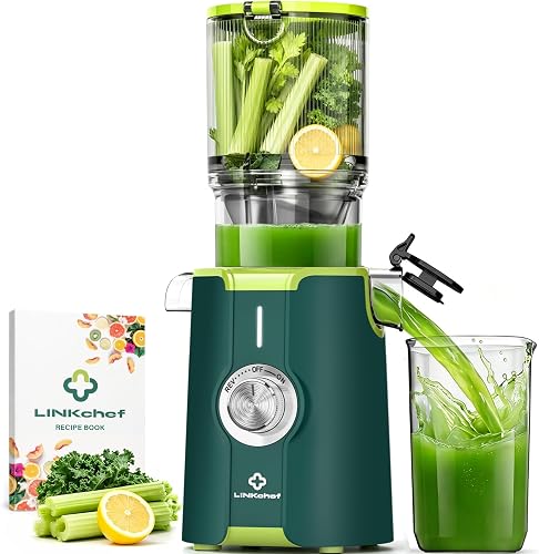 Extracteur de Jus Vertical Slow Juicer 200W pour Fruits LINKChef